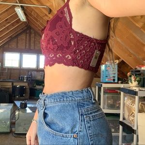 Free people maroon bralette